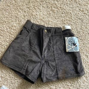 Corduroy shorts